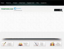Tablet Screenshot of phosphoric-acid.com